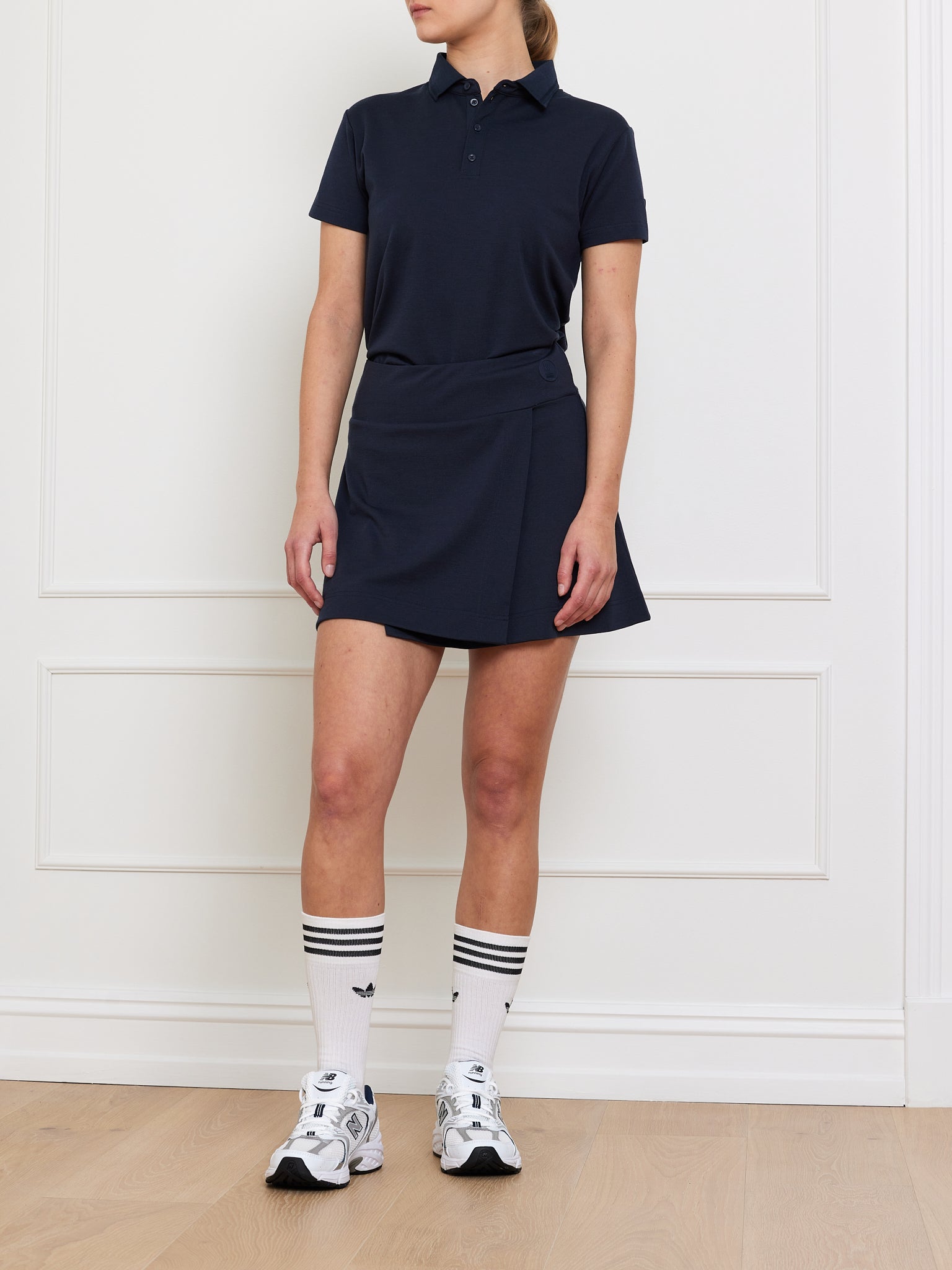 Medalist Piqué Skirt Women (White)