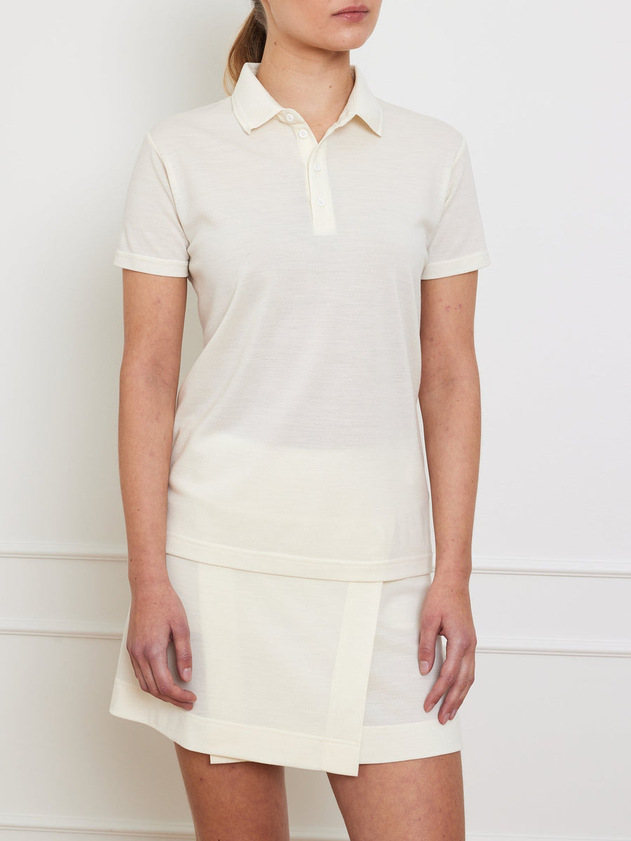 Medalist Piqué Polo Women - White