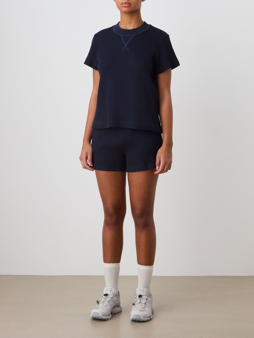 Waffle Shorts Women