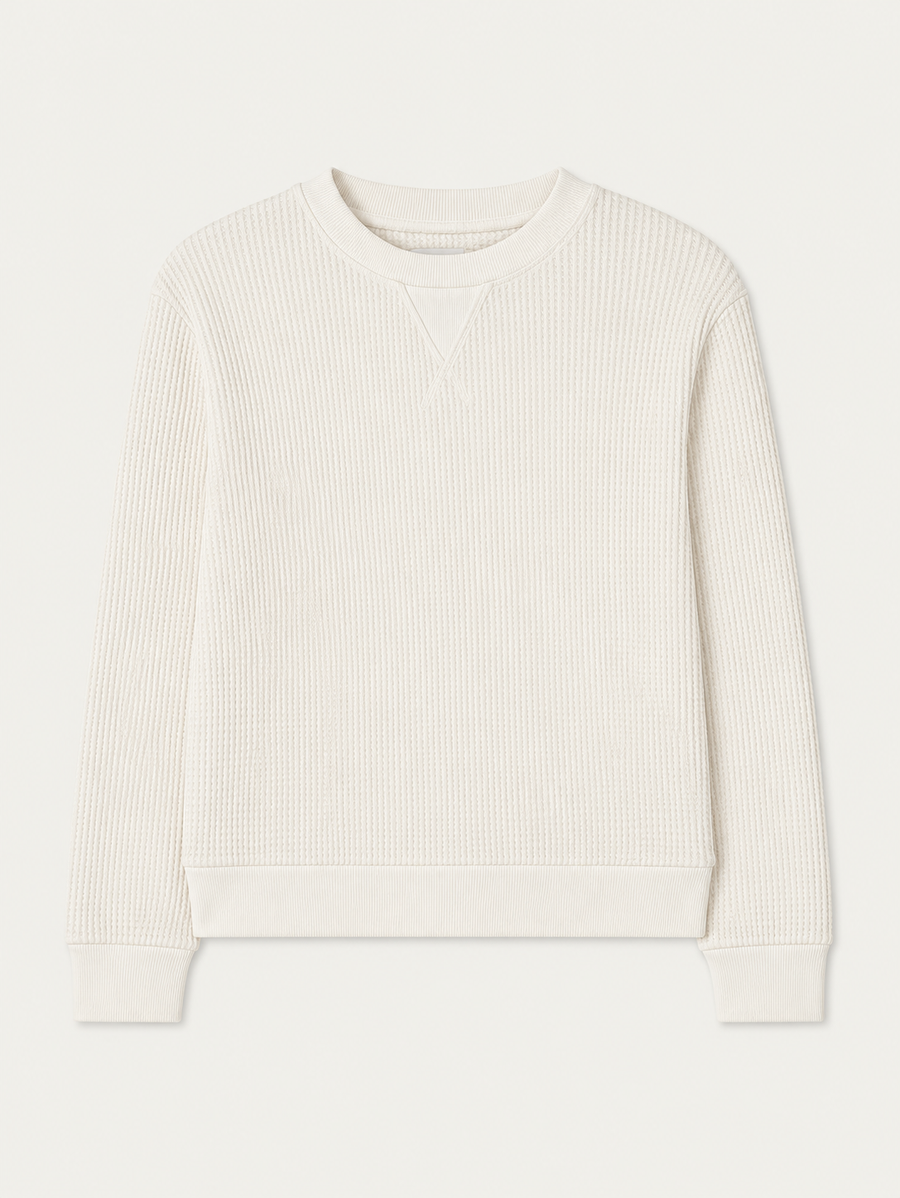Waffle Crewneck Women
